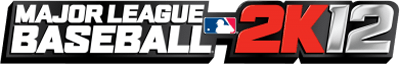Major League Baseball 2K12 title screen for Wii